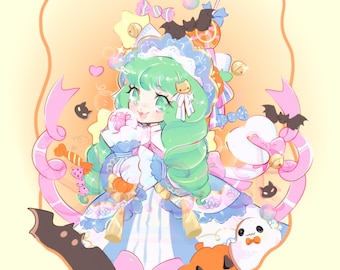 Halloween Flayn Print