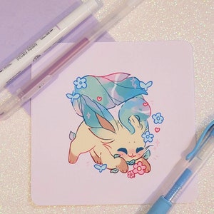5x5 Leafeon print