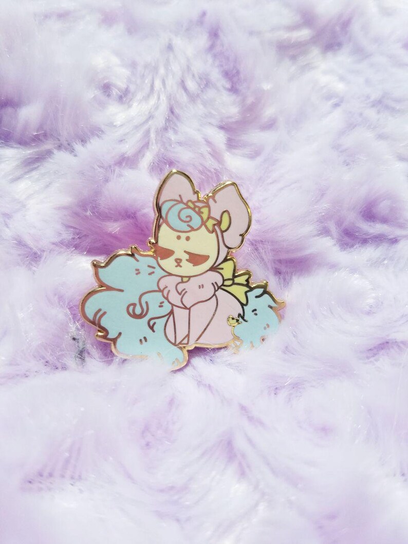 PB companion enamel pins Puppy and Kitty