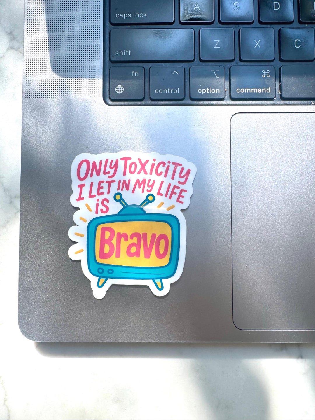 Bravo TV Sticker: Funny Toxicity Meme, Waterproof Vinyl Decal - Etsy