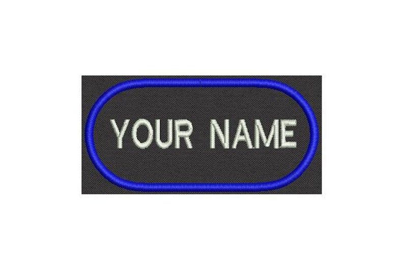 Custom Embroidered Name Patch Heat Seal Patch 4 X Etsy