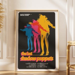 Póster del concierto de The Last Shadow Puppets - Descarga digital e imprimible - Arte mural de rock indie