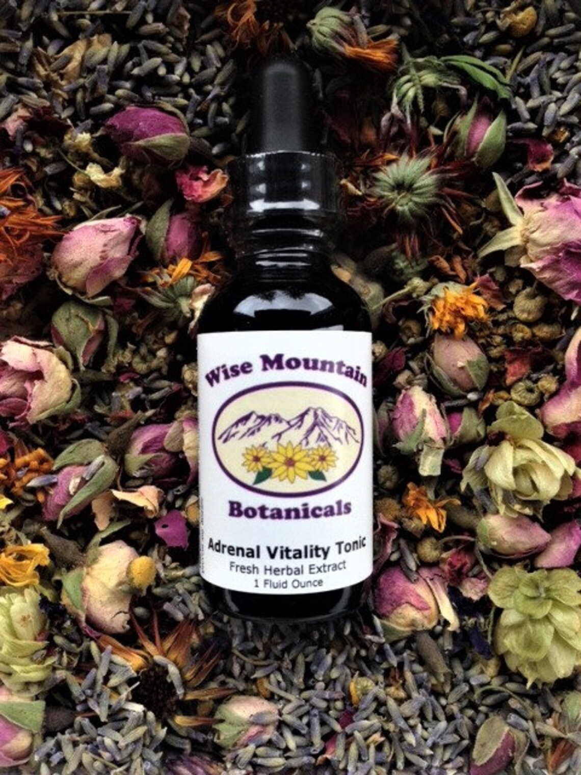 Adrenal Vitality Tonic Herbal Tincture Etsy