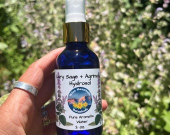 Clary Sage + Agrimony Hydrosol