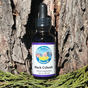 Black Cohosh Root Tincture -Fresh Actaea racemosa root grown on our Micro-farm