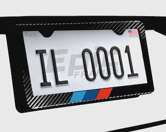 Ford Bronco Logo Black Stainless Steel License Plate Frame By AutoGold 42505 - Made In The USA - Foto 11