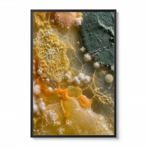Micelio Colonia Ambar Poster | Kunstdruck Wanddeko | Modernes Galerieposter | Statement Wandkunst | Wohnzimmer Deko