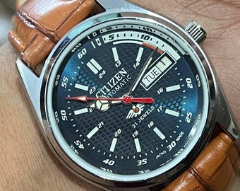 Classic Citizen cal 8200 Automatic Vintage Men,s  Day/Date Wrist Watch