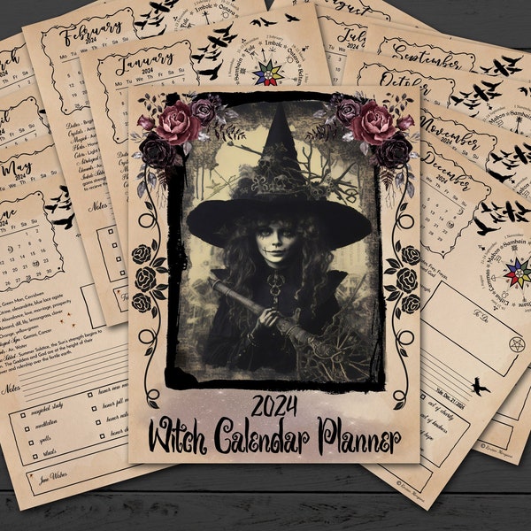 2024 Wheel of the Year Witches Journal Etsy