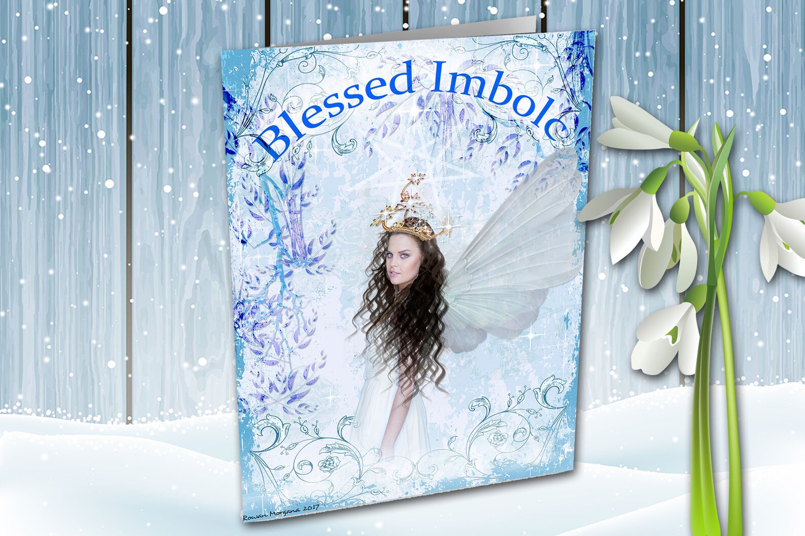 IMBOLC GREETING CARD Printable Wicca Card Candlemas | Etsy