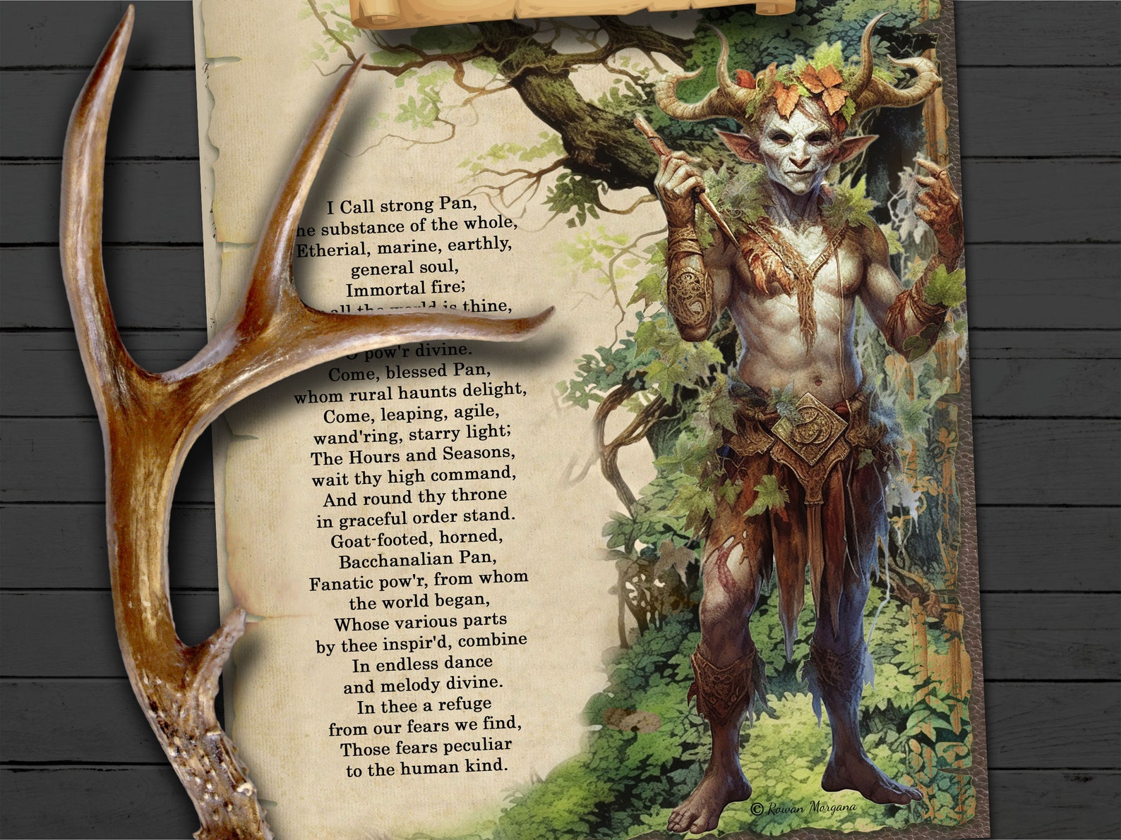 Pan Prayer: Horned God Invocation, Wiccan Ritual Chant (PDF Download ...