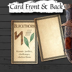 OGHAM ORACLE CARDS  Wicca Witchcraft Oracle Cards to Print at Home, Ogham Tarot Printable Oracle Deck Messages, Celtic Ogham Spirit Deck - Morgana Magick Spell