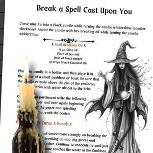 BREAK a SPELL Cast Upon You, Have you ever felt like someone has cursed or hexed you?  Feeling under attack? This anti-hex spell will help. Morgana Magick Spell