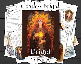 Brigid Spellbook: Celtic Goddess Rituals, Prayers, Divine Connection (17 Page PDF)