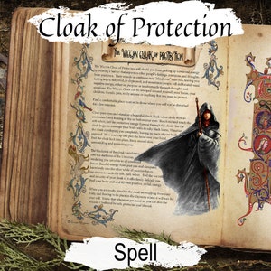 WICCAN CLOAK of PROTECTION, Witchcraft Psychic Defense Spell, Cloak of Invisibility, Real Wicca Spell Magic, Banishing, Ward off bad energy