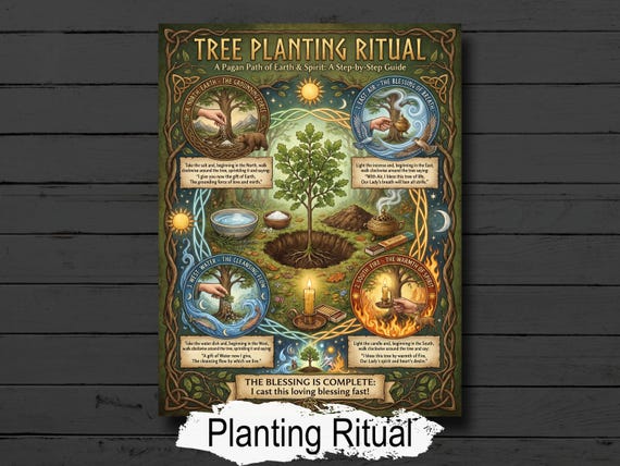 Tree Planting Ritual: Green Witchcraft Herbal Magic for Your Garden, Plant Blessing PDF
