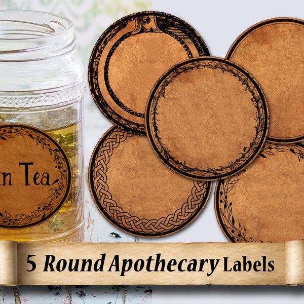 Apothecary Labels - Etsy
