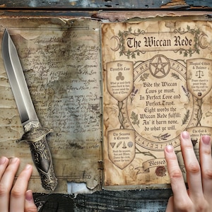 The Wiccan Rede: Principles, Creeds, and the Magic of the Threefold Law, Printable Grimoire Page