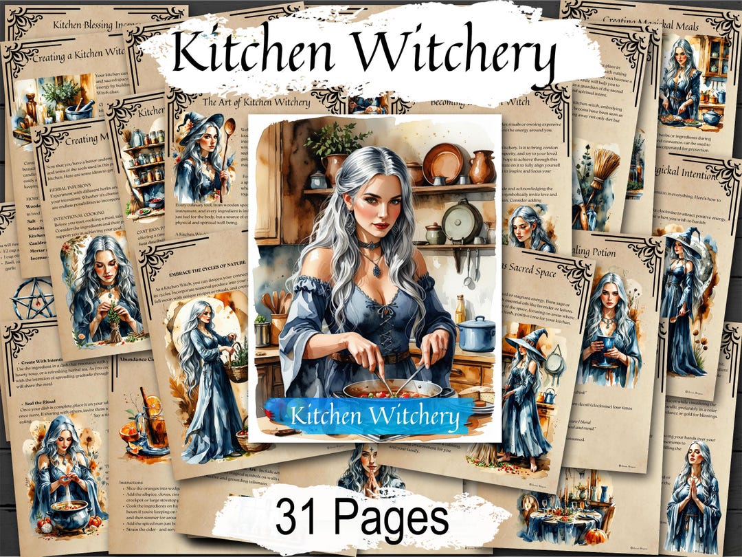 KITCHEN WITCHERY GUIDE, Unlock the Magick of Your Kitchen, 31 Pages ...