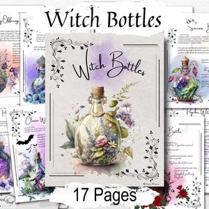 Witch Spell Bottles Bundle:  Enchant Your Life with 12 Original Jar Spells