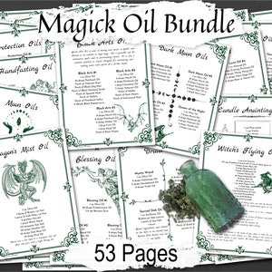 Magic Oils Bundle: 180 Recipes for Witchcraft Rituals and Spells