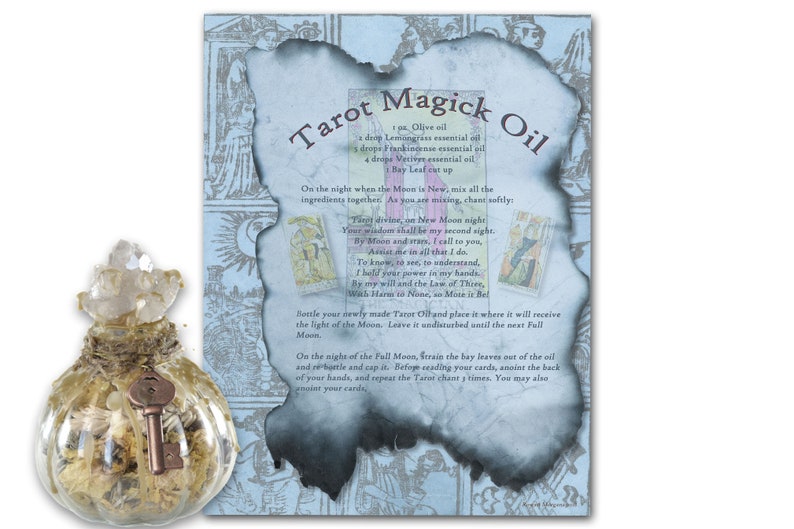 essential oil tarot cards