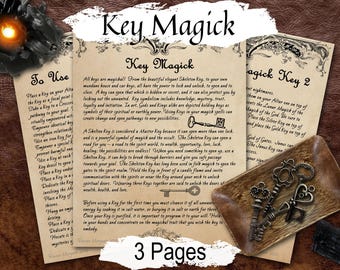 Key Magic Guide: Druckbare Hexenzauber Seiten (PDF Download)