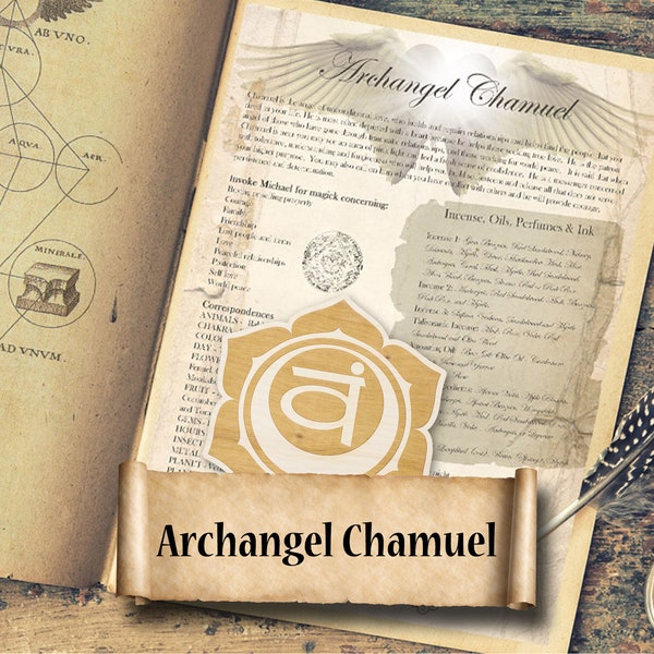 Archangel Chamuel Etsy Archangel Chamuel Etsy