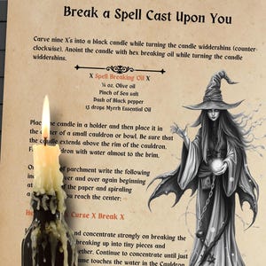 BREAK a SPELL Cast Upon You, Have you ever felt like someone has cursed or hexed you?  Feeling under attack? This anti-hex spell will help. Morgana Magick Spell