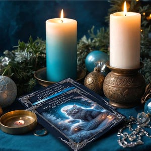 YULE CAT ORACLE, Jólakötturinn Tarot, Inspirational Message Cards, Icelandic Christmas Cat, Winter Solstice, Pagan Gift, 20 Printable Cards - Morgana Magick Spell