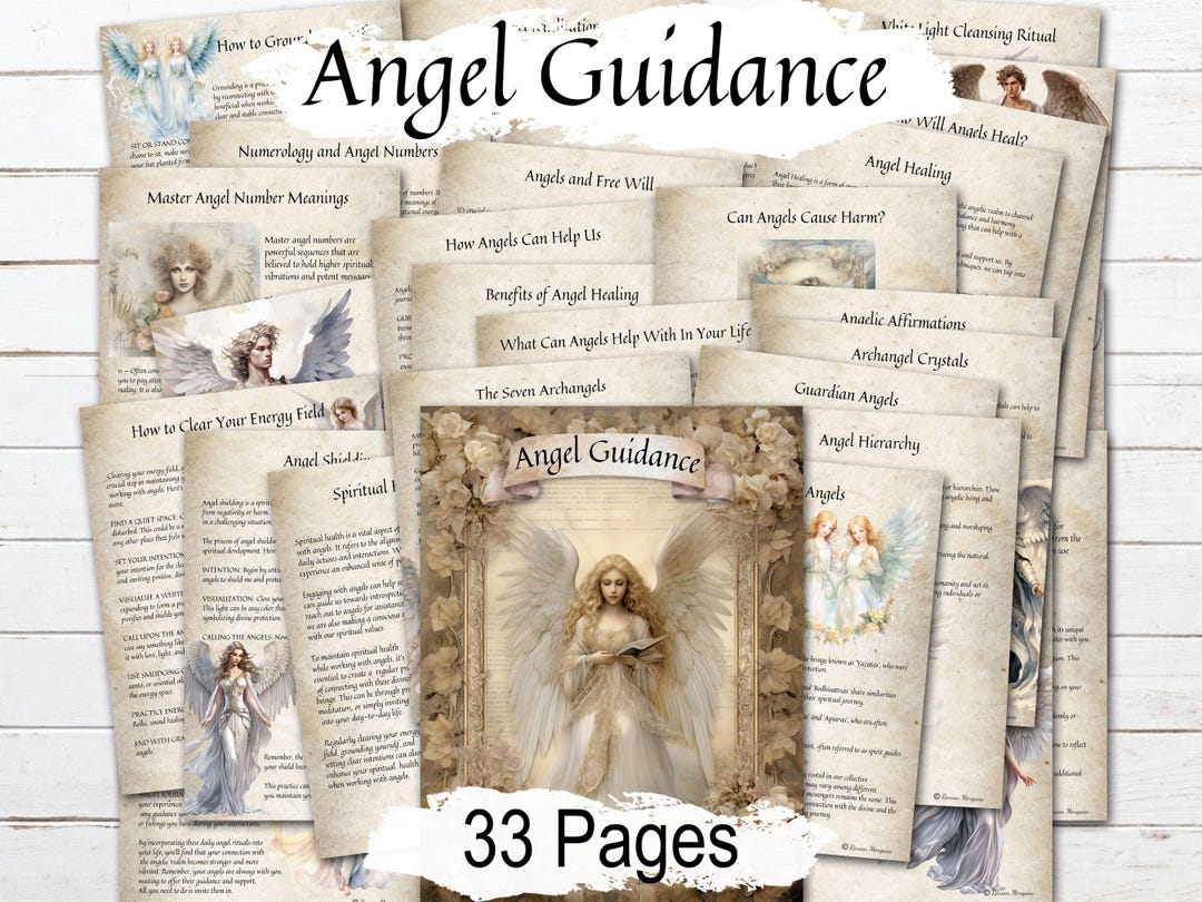 ANGEL GUIDANCE, Essential Guide to Divine Angelic Realm, Angel Daily ...