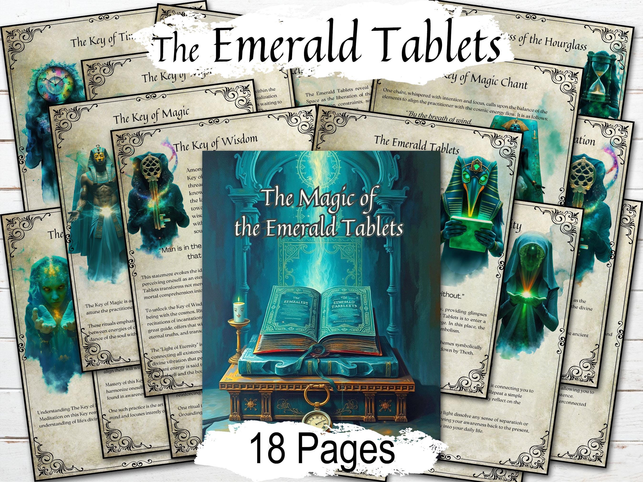 Emerald tablets of thoth - Etsy 日本