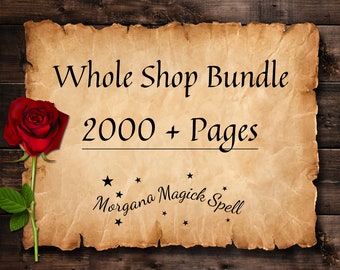 2000+ Magical Pages: Lifetime Access to My Entire Digital Shop!