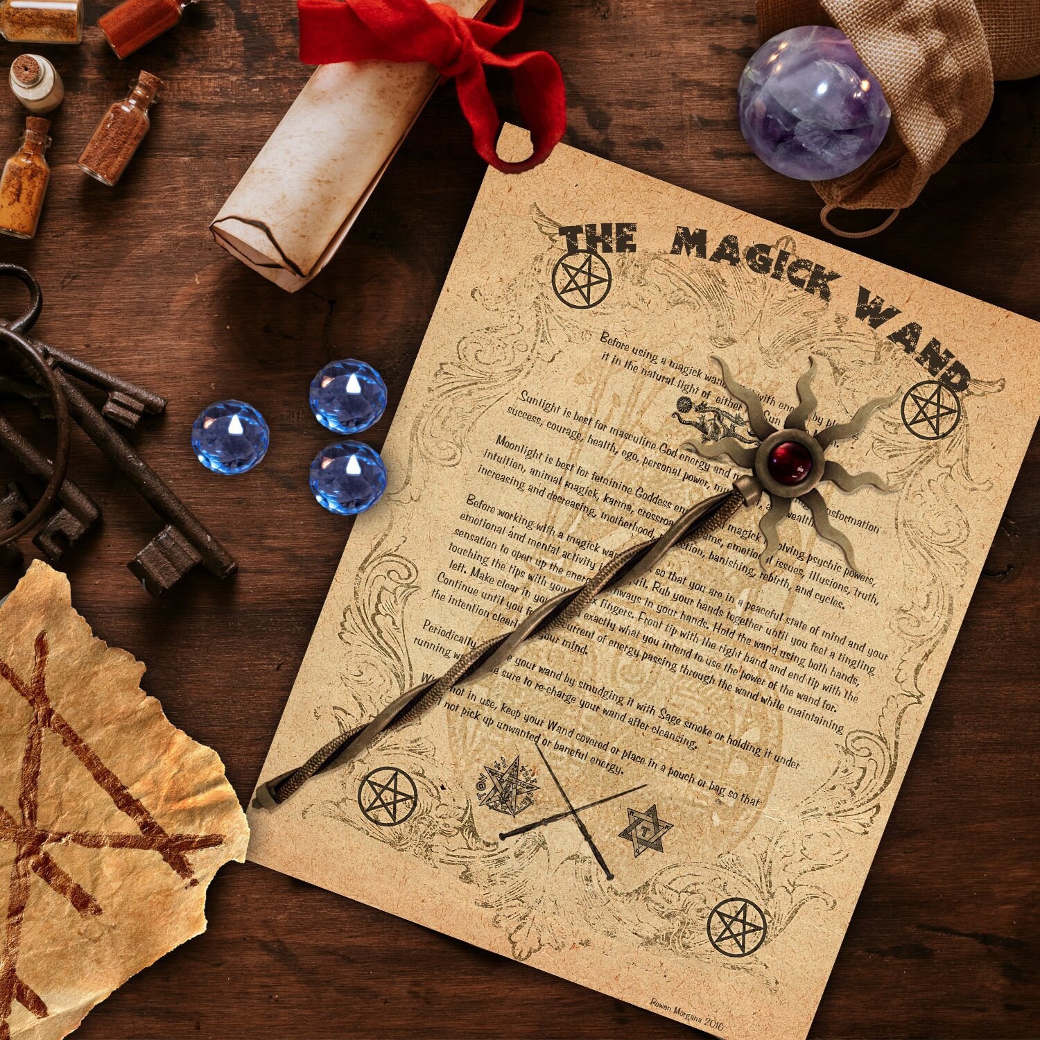 THE MAGICK WAND Cleansing Charging and Uses Instant Etsy