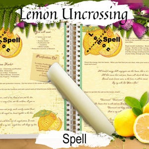 Reinigen Sie Ihren Geist: The Ultimative Lemon Uncrossing Spell zur Reinigung Negativer Energie, 2 druckbare Seiten