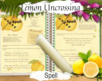 Lemon Purification Spell – Banishing Ritual for Cleansing Negative Energy (2 Page PDF)