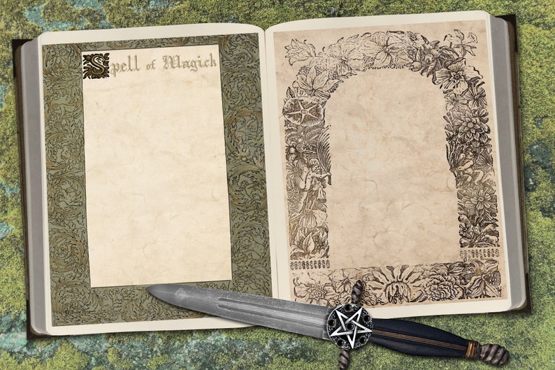 MEDIEVAL Journal Pages 3 Printable Pages for Book of Shadows | Etsy