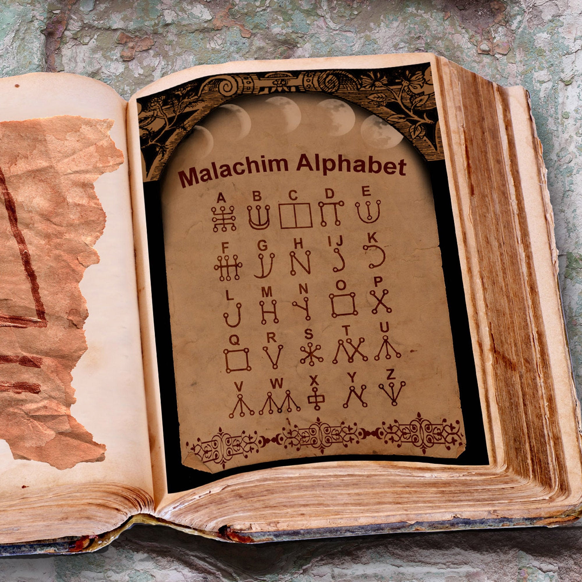 MALACHIM ALPHABET Celestial Alphabet of Angels and | Etsy