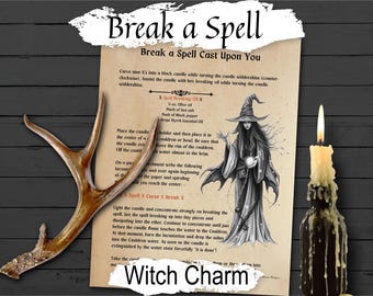 Break a Spell:  Have you ever felt like someone has cursed or hexed you?  Feeling under attack? This Anti-Hex Magick Will Help!