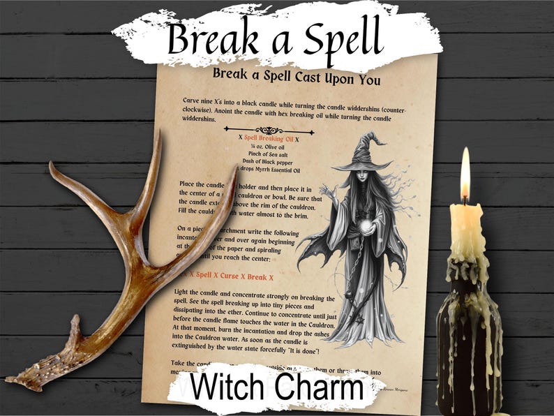 BREAK a SPELL Cast Upon You, Have you ever felt like someone has cursed or hexed you?  Feeling under attack? This anti-hex spell will help. Morgana Magick Spell