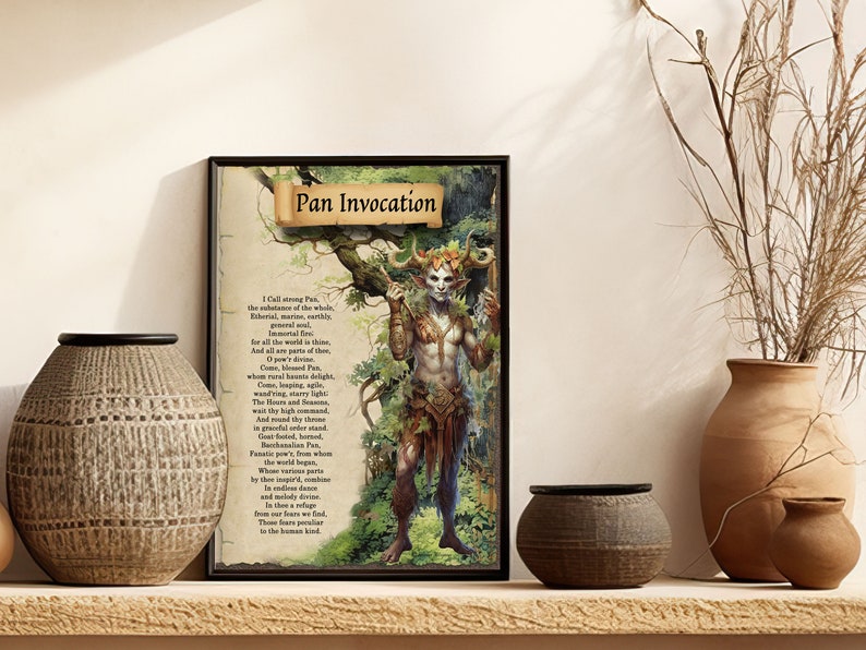 Pan Prayer: Horned God Invocation, Wiccan Ritual Chant (PDF Download ...