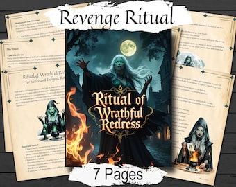 Ritual of Wrathful Redress: For Justice and Energetic Return, Step-by-step Instructions, (7 Page PDF)