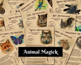 Totem Animals - Etsy Totem Animals - Etsy