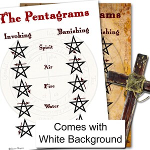 PENTAGRAM MAGIC, Cheat Sheet to Correctly Draw the Witchcraft Invoking ...