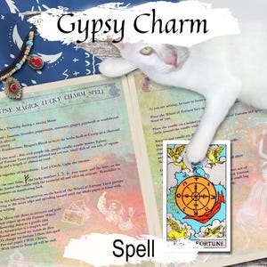 Hechizo de la Rueda de la Fortuna del Tarot: Un amuleto para la buena suerte, 3 páginas imprimibles