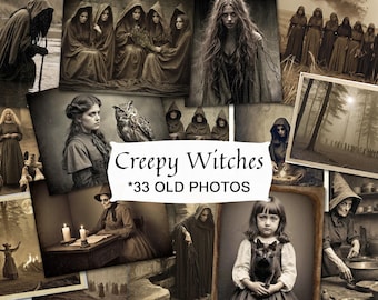 33 Spooky Witch Prints: Creepy Photos For Your Halloween Grimoire