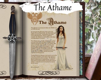 THE ATHAME, Complete Guide, Witch's Blade, Element of Air, Pagan Ceremonial Knife, Wicca Sacred Tool, Cast a Circle, Direct Energy Printable