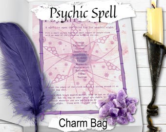 Bolsita para el tercer ojo: un hechizo para potenciar tus poderes psíquicos (página imprimible)