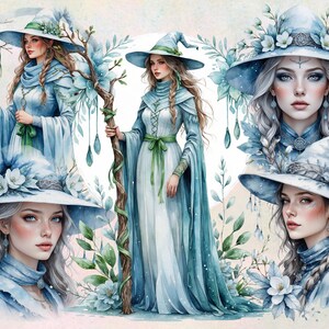 Imbolc Clipart Bundle: 114 Watercolor Pagan Pngs (commercial Use ...