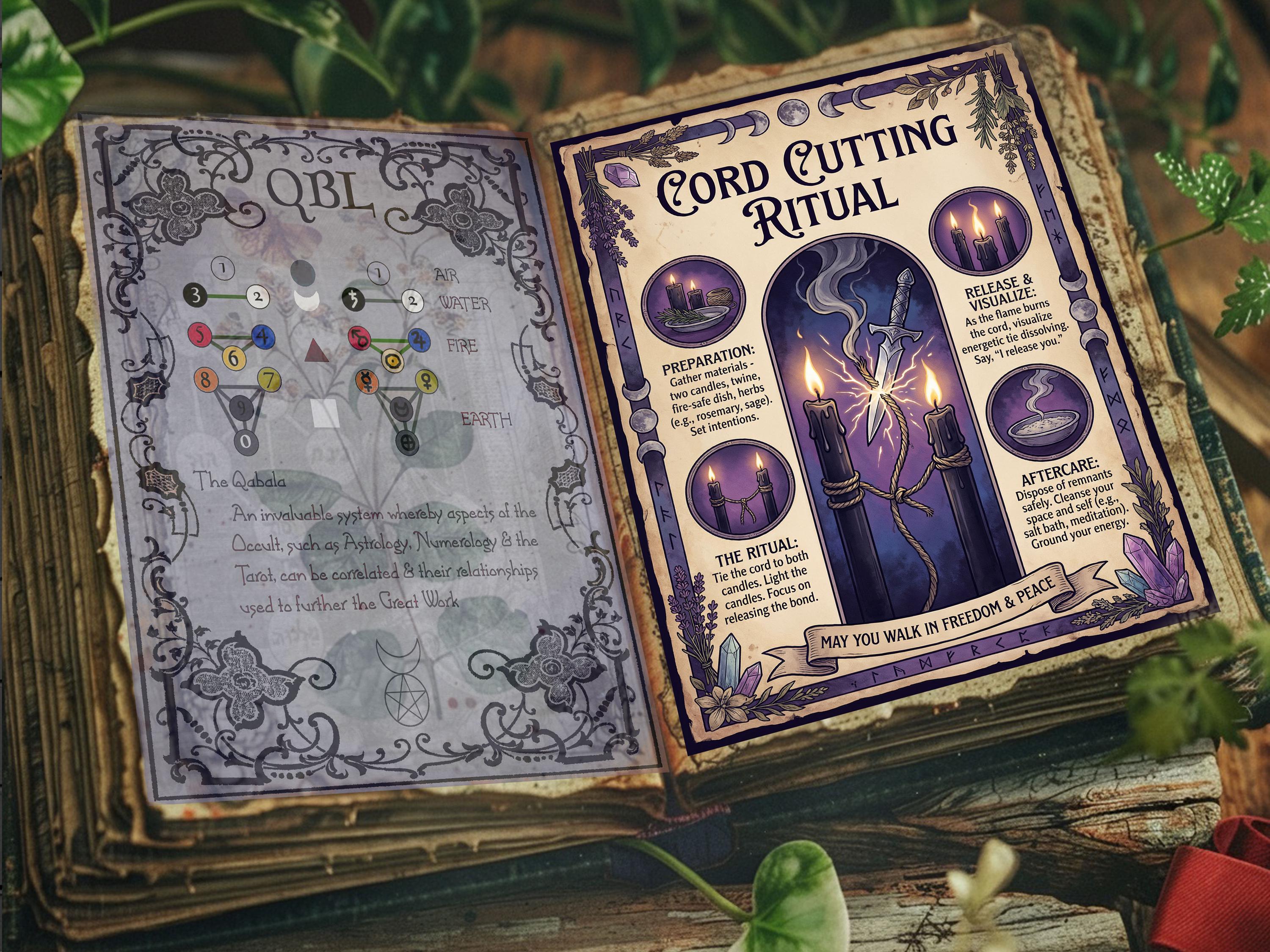 Cord Cutting Ritual: Letting Go Spell for Witches, Ancient Magic ...